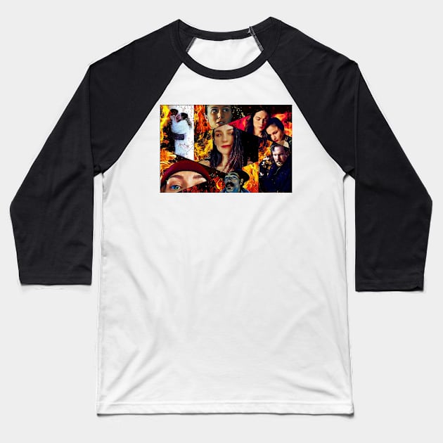 Wynonna Earp Fire And Brimstone A Family Portrait Baseball T-Shirt by NotMeMyPanic